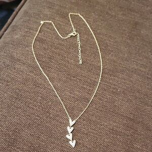 Rachel Zoe Gold-Tone Heart Pendant Necklace